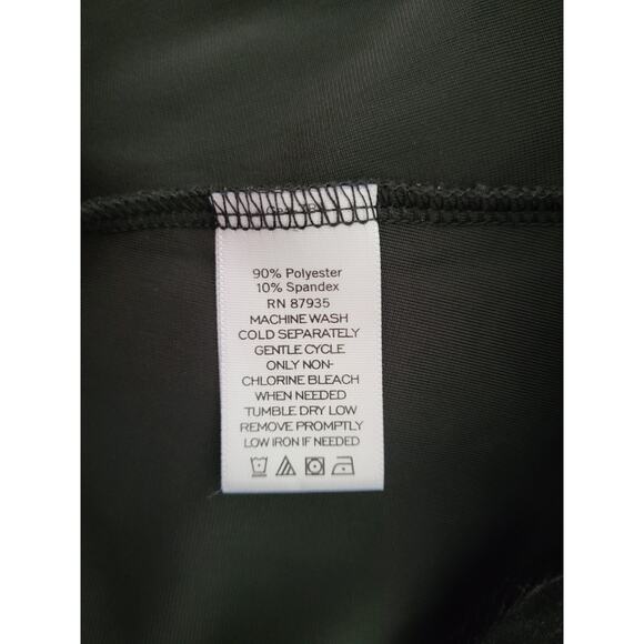 Susan Graver Stretch Velvet Swing Dress Black XL 3/4 Sleeve Holiday Party - Picture 14 of 15